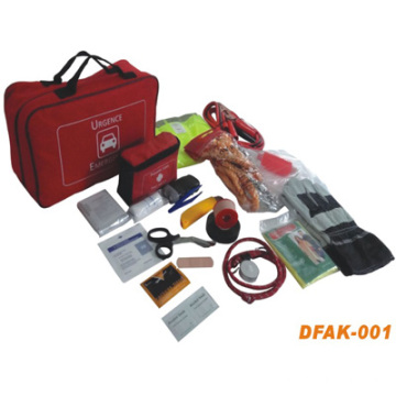 Kit de primeros auxilios para emergencias automotrices con rojo (DFK-001)